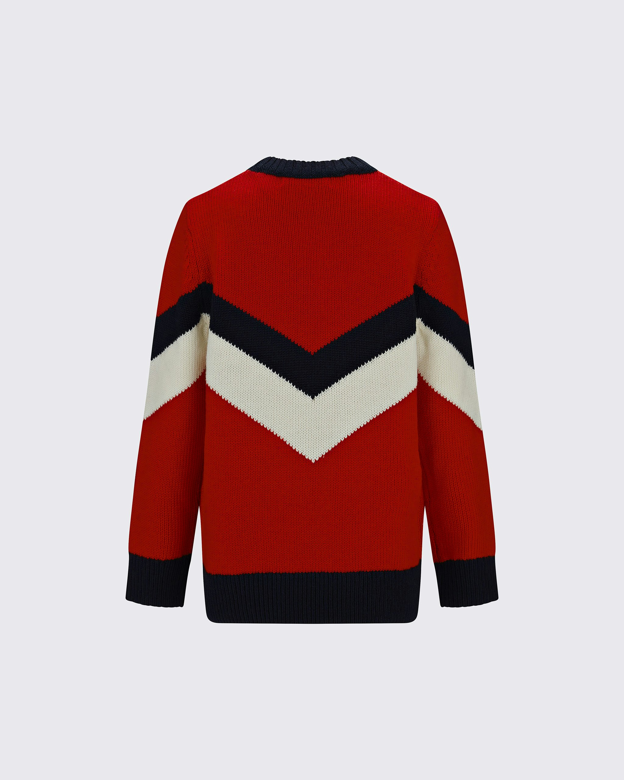 Chevron Ski Merino Wool Sweater 1 Chevron Ski Merino Wool Sweater