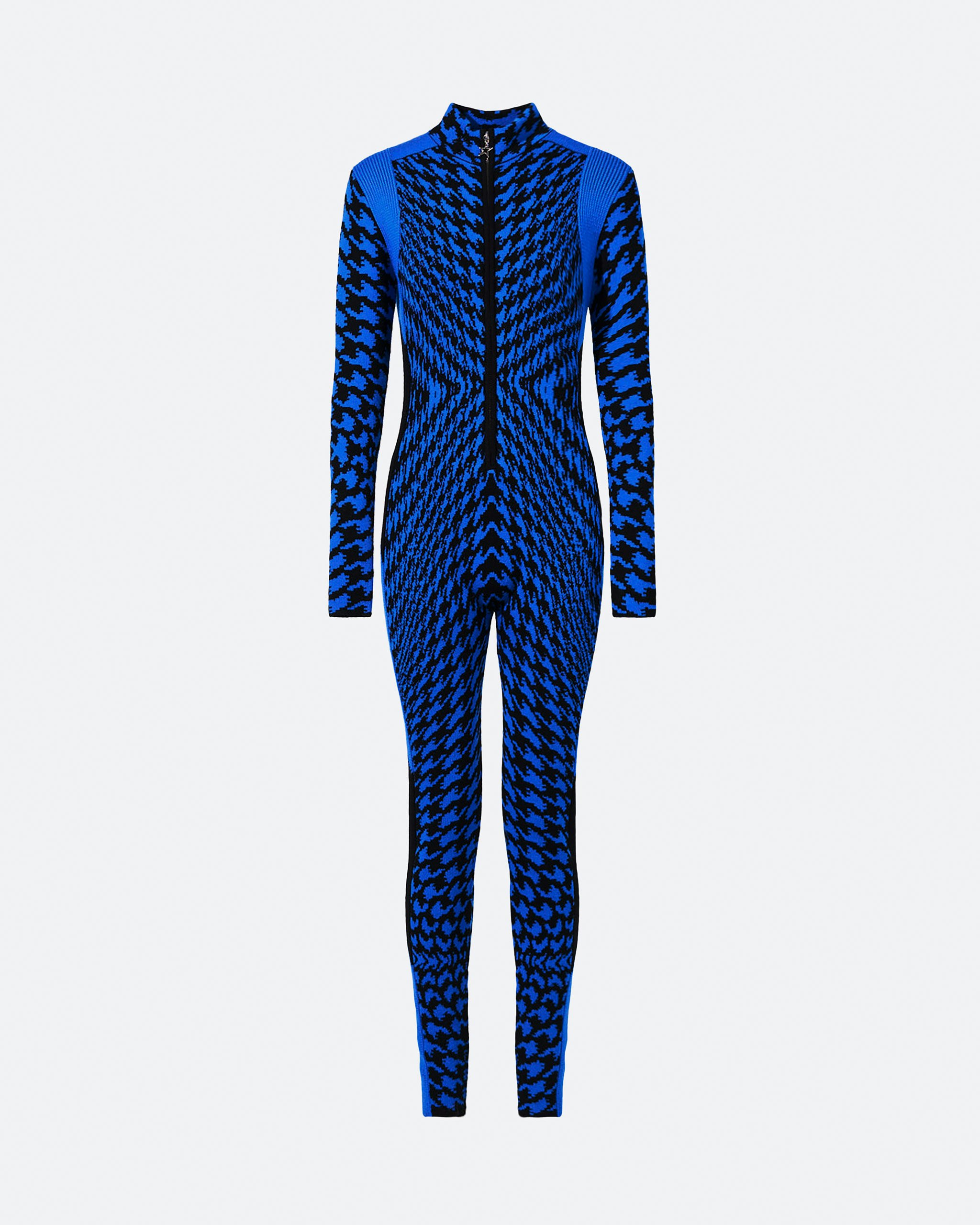 Twisted Houndstooth Merino Wool Jumpsuit 0 Twisted Houndstooth Merino Wool Jumpsuit