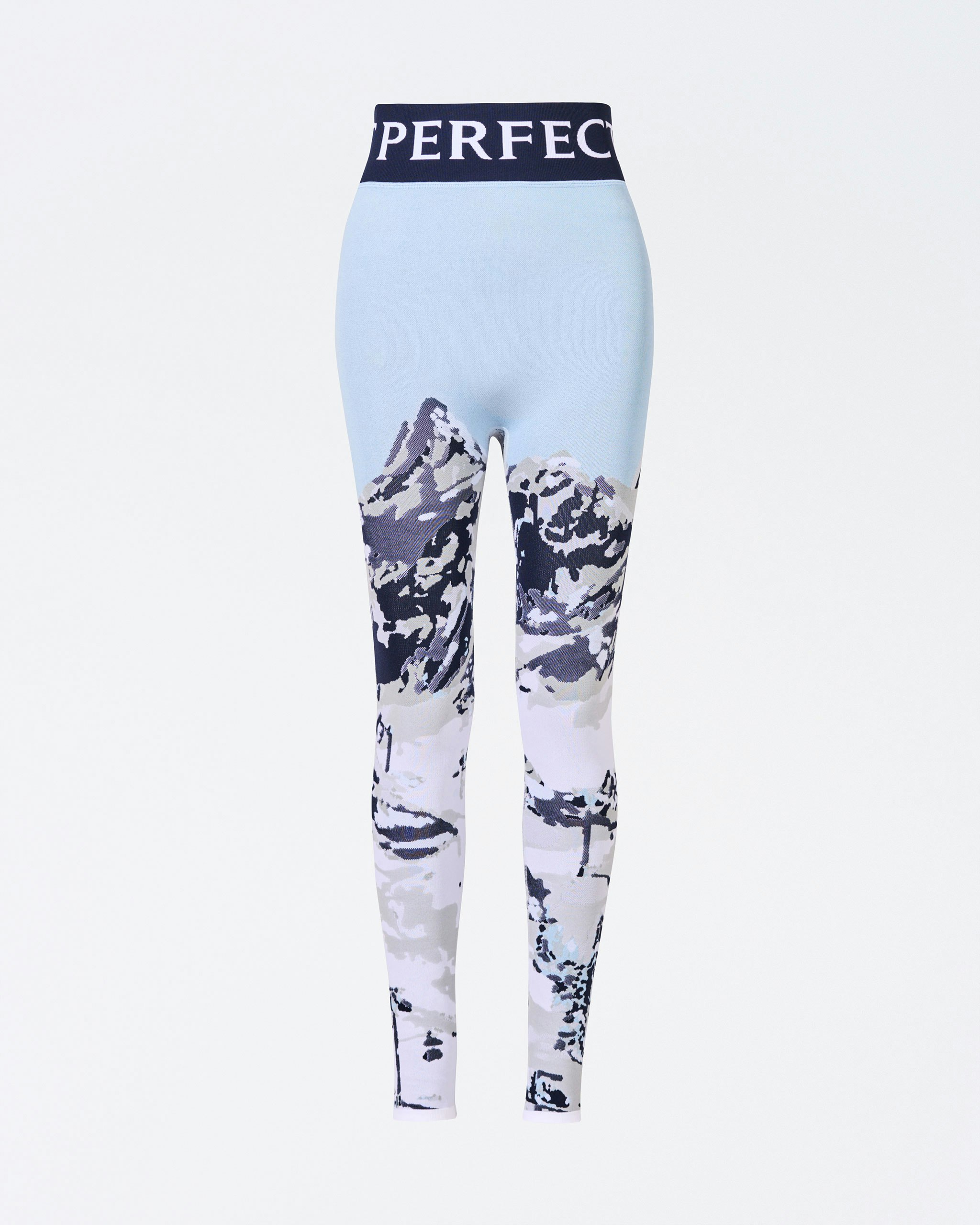 Mountain Print Jacquard Legging 0