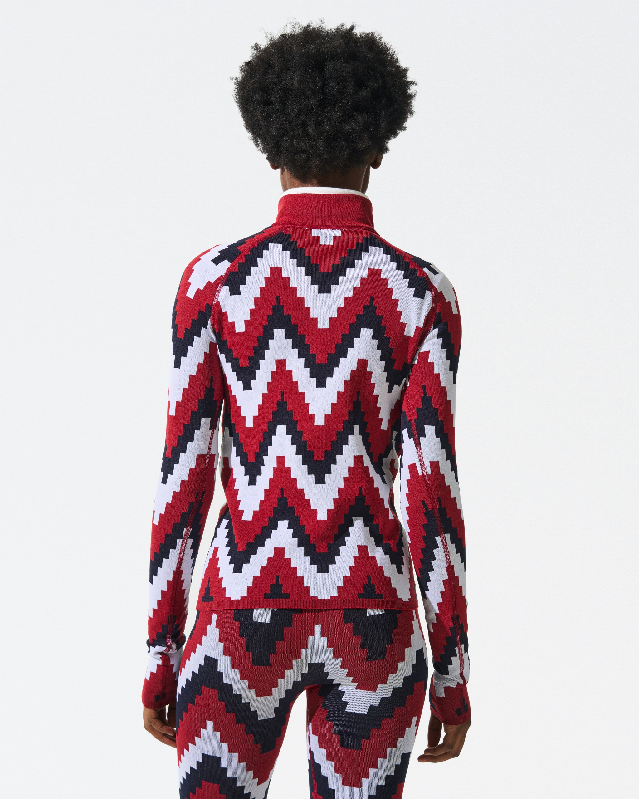 Chevron 1/4-Zip Base Layer Top 2