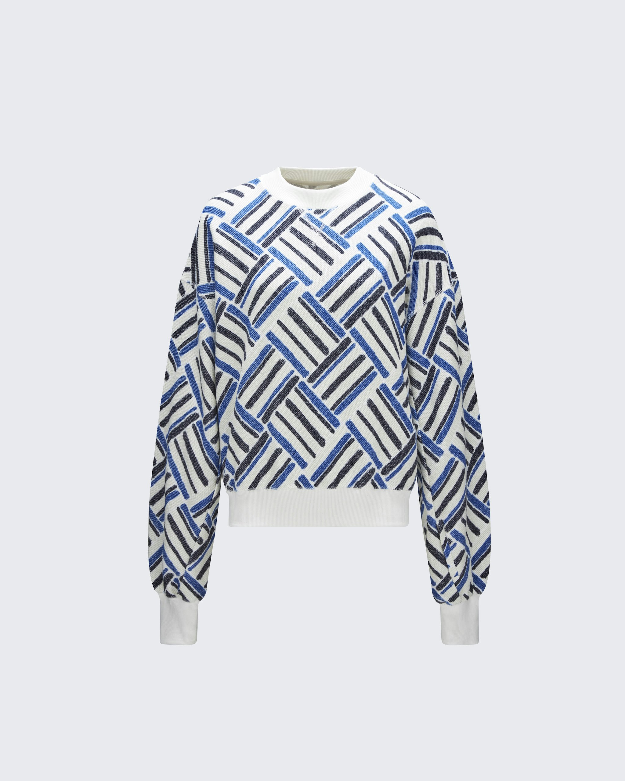 Stripe Crewneck Sweatshirt 0 Stripe Crewneck Sweatshirt