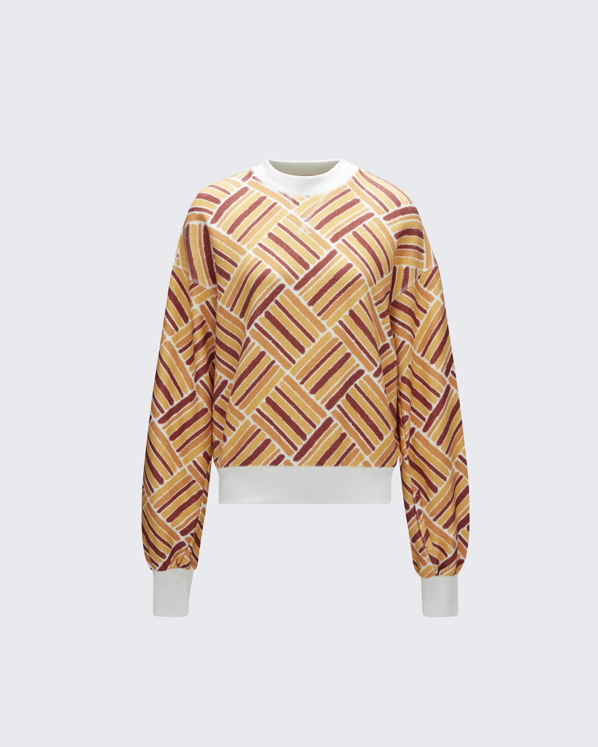Stripe Crewneck Sweatshirt 0 Stripe Crewneck Sweatshirt